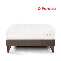 Cama Europea Royal Elizabeth 1.5 Plazas Chocolate
