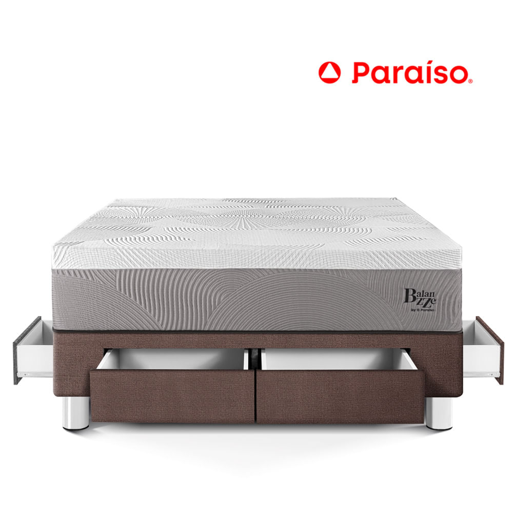 Cama Balanzze con Cajones 2 Plazas Chocolate