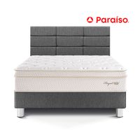 Dormitorio Royal Cloud  con Blocks 1.5 Plazas Gris