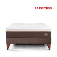 Cama Europea Royal Abrazzo 2 Plazas Chocolate