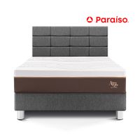 Dormitorio Royal Abrazzo con Blocks 2 Plazas Gris