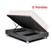 Cama Boxet Royal Prince 1.5 plazas Gris