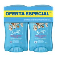 Twopack Barra Invisible Antitranspirante Secret Powder Protect Cotton 45g