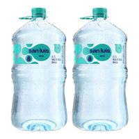 Twopack Agua de Mesa Sin Gas San Luis Bidón 7L