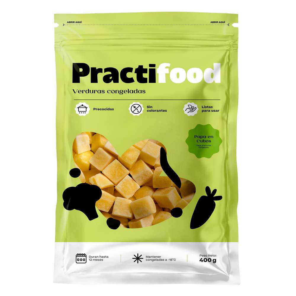 Papa en Cubos Precocida Practifood 400g