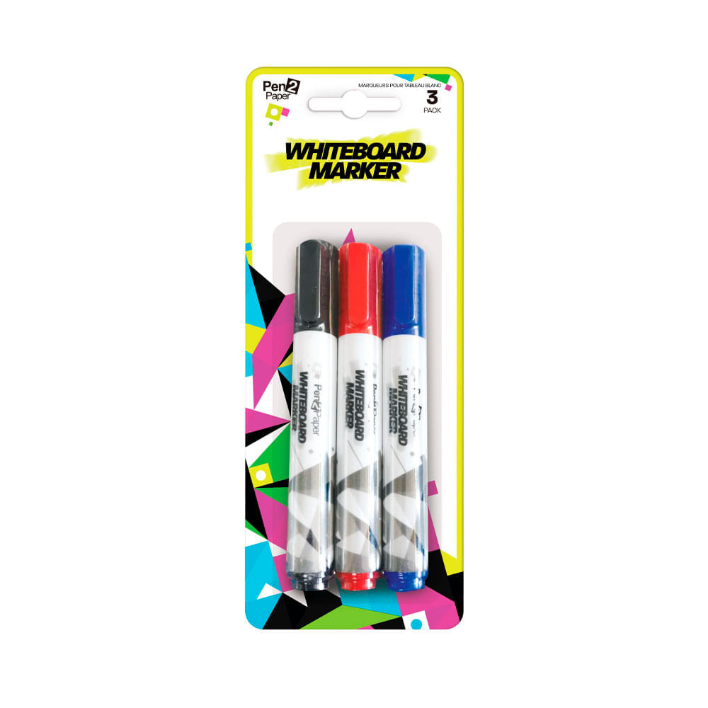 Marcadoras Pizarra Whiteboard Marker 3 Pack
