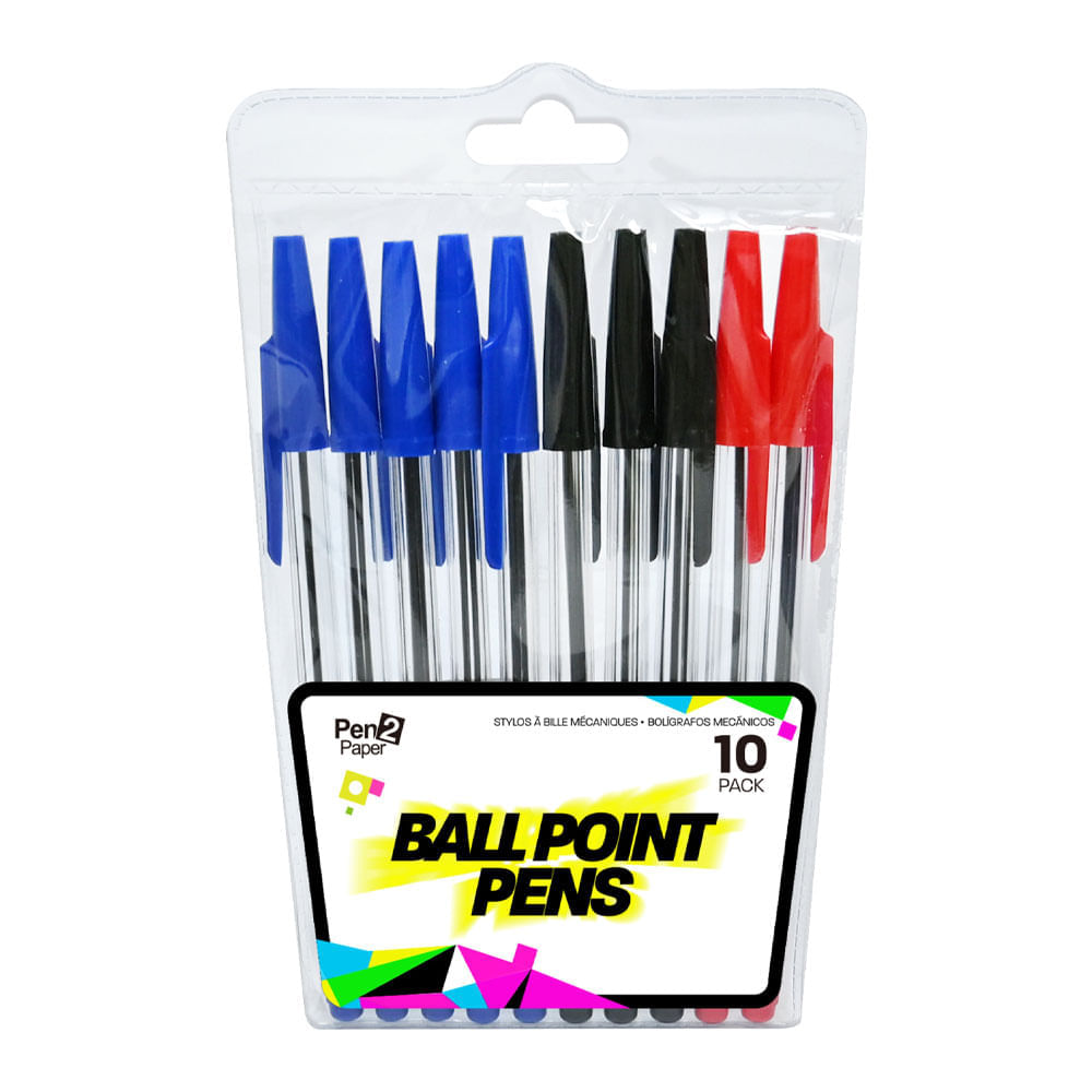 Bolígrafos Ball Point Pens 10 Pack
