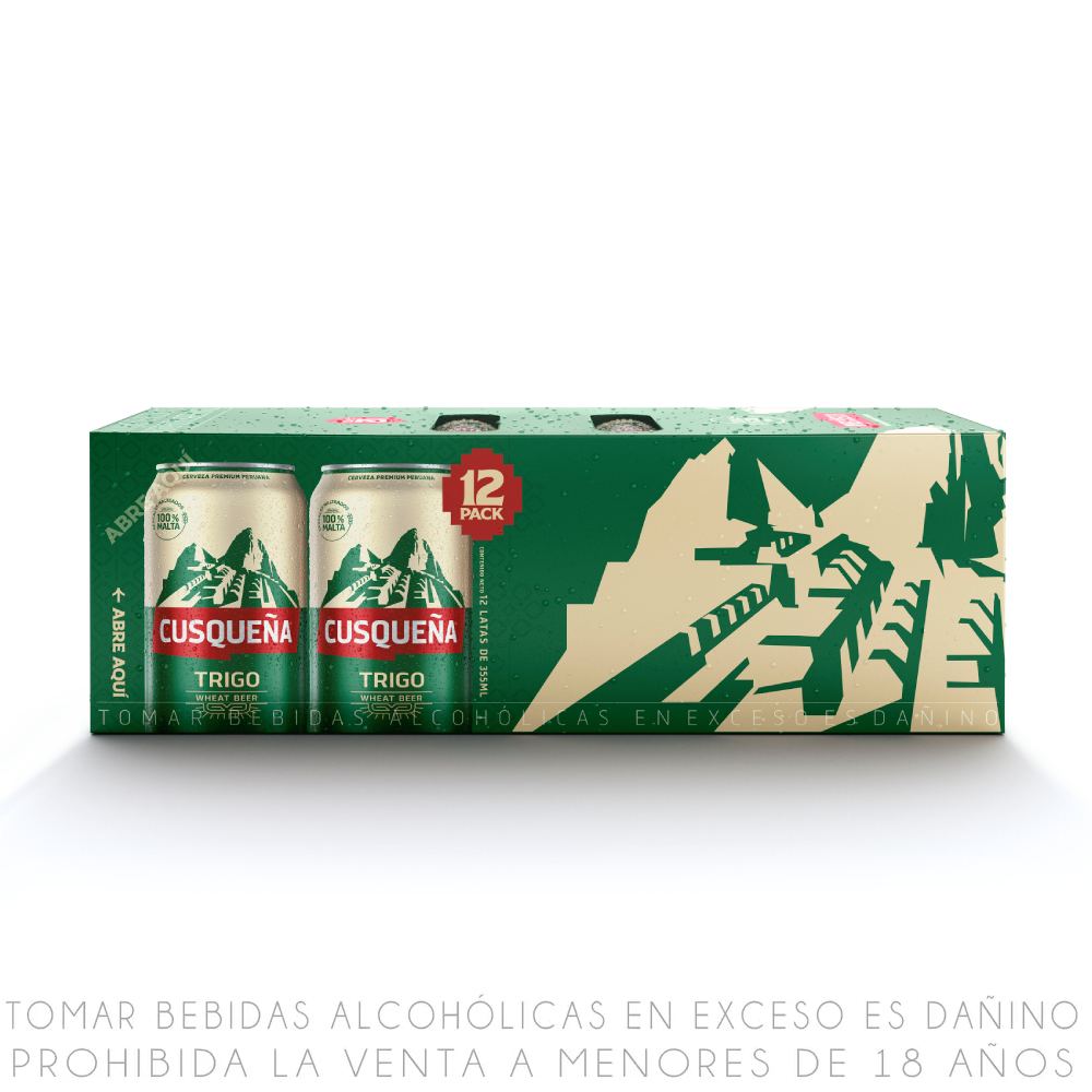 Twelvepack Cerveza Cusqueña Trigo Lata 355ml