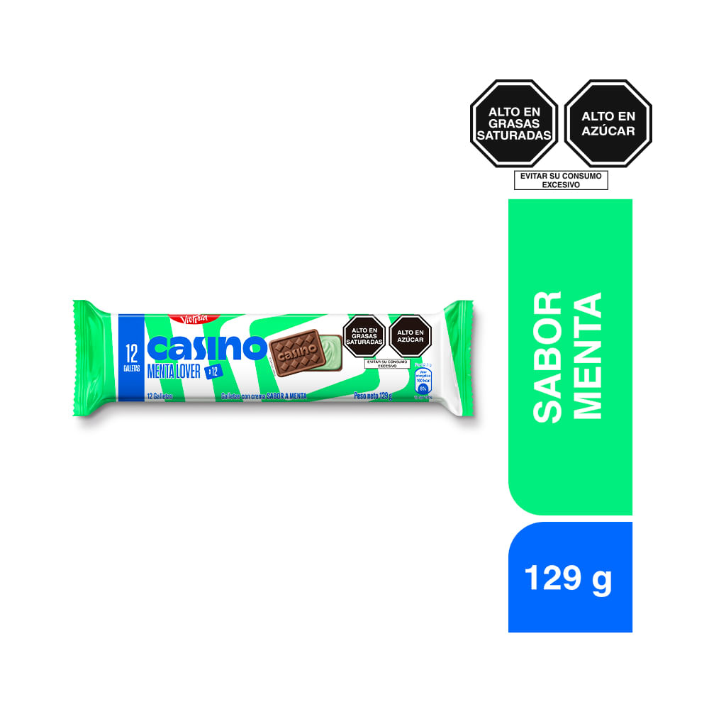 Galletas Casino Menta Lover Torre 12un