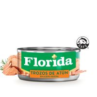 Trozos de Atún en Aceite Vegetal Florida 140g