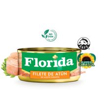 Filete de Atún en Aceite de Girasol Florida 140g