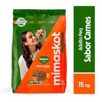 Alimento Seco Mimaskot Adultos Carne Razas Pequeñas 15Kg