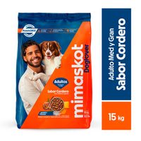 Alimento Seco Mimaskot Adultos Cordero Razas Pequeñas 15Kg