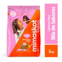 Alimento Seco Mimaskot Cachorros Razas Pequeñas 3Kg