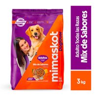 Alimento Seco Mimaskot Mix de Sabores 3Kg