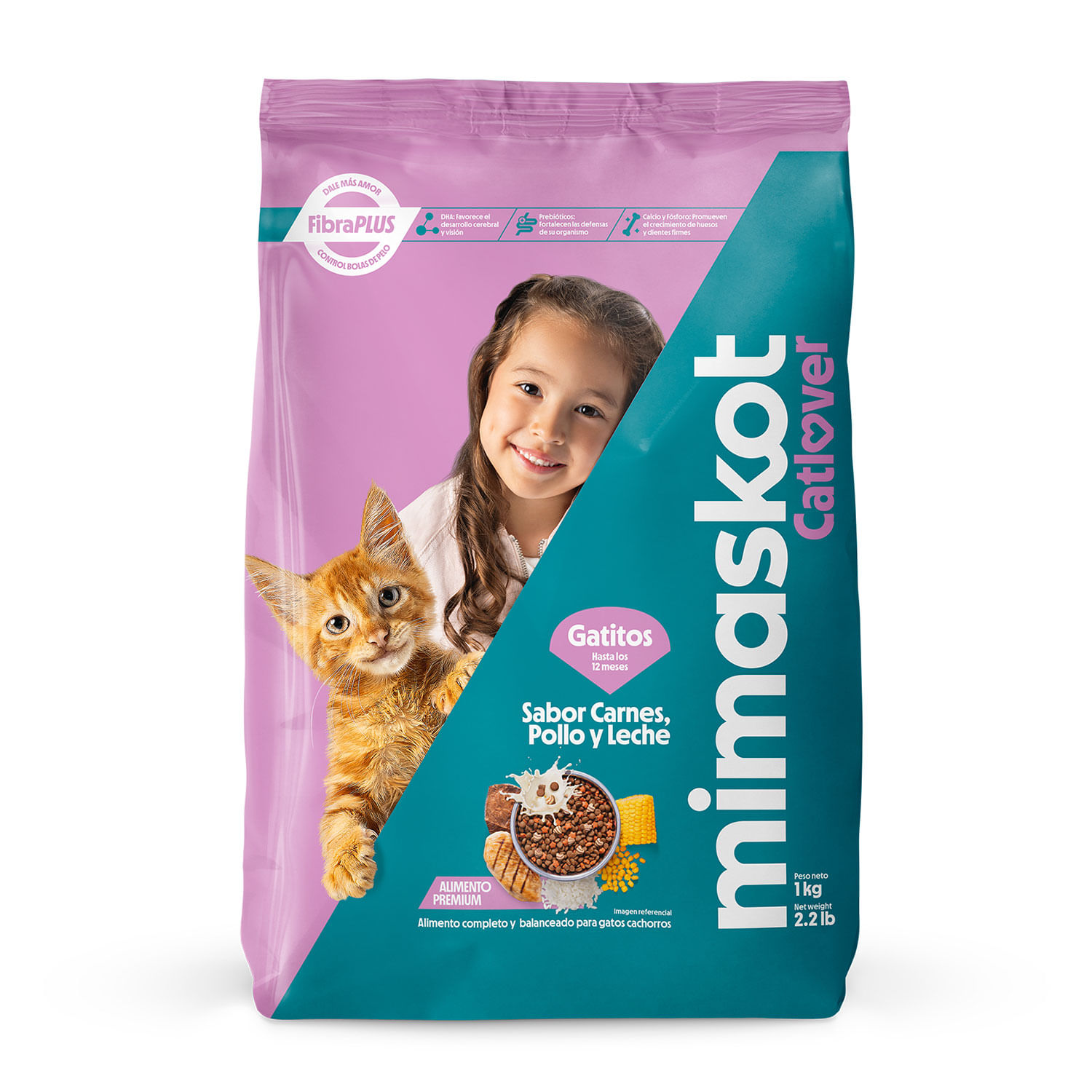 Alimento Seco Nvo Mimaskot Gatitos 6x1Kg