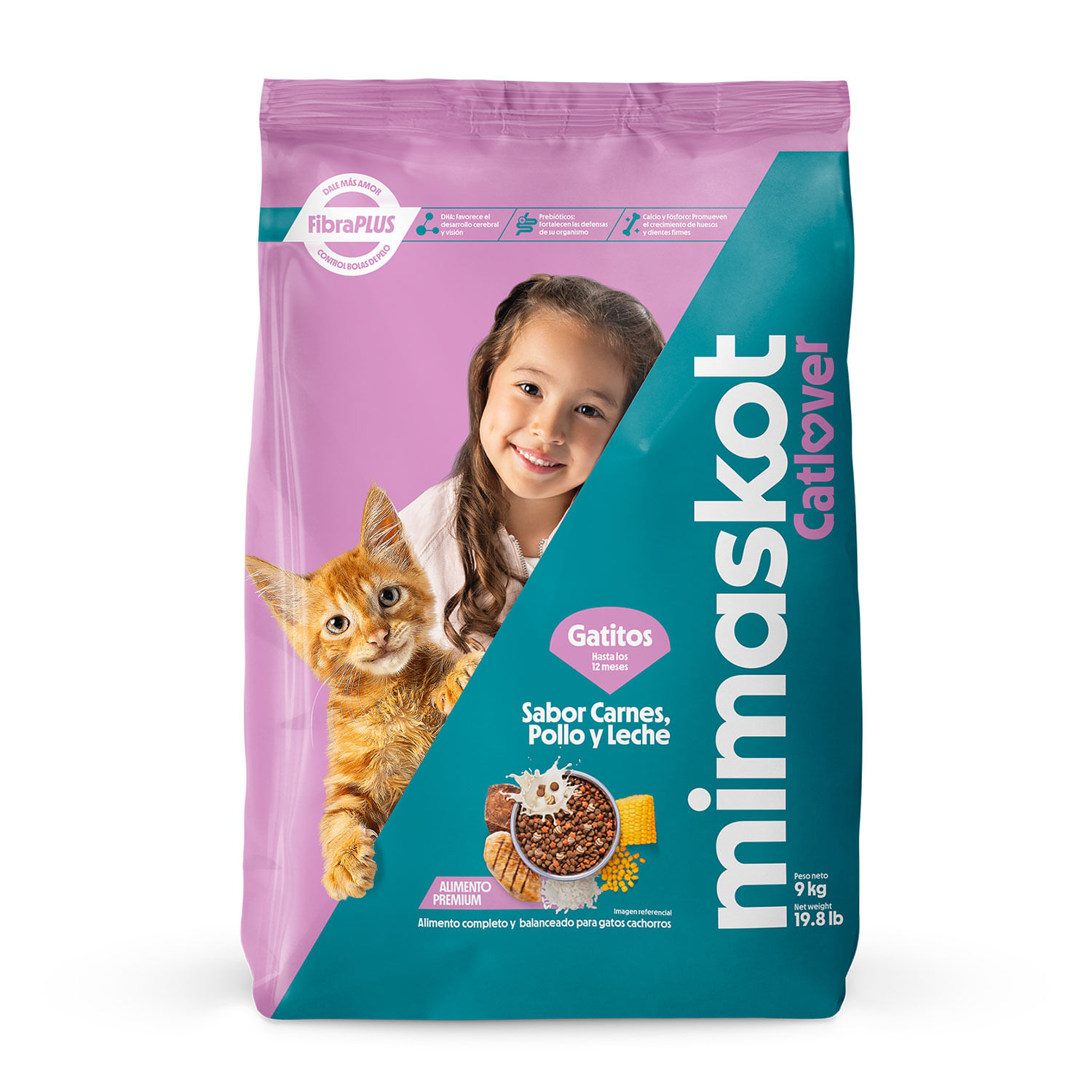 Alimento Seco Nvo Mimaskot Gatitos 9Kg