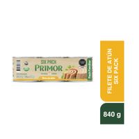 Sixpack Filete de Atún Primor 140g