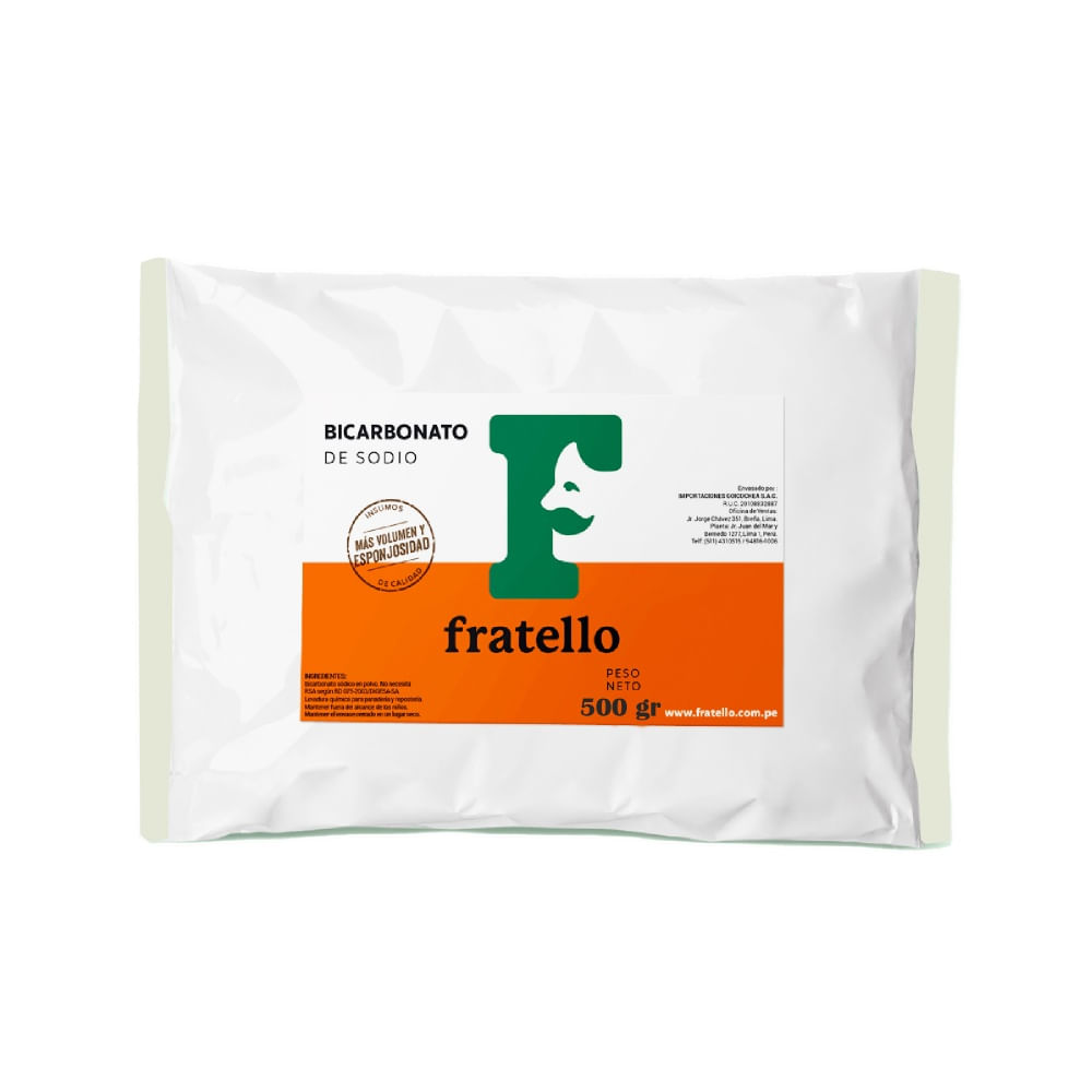 Bicarbonato de Sodio Fratello 500g