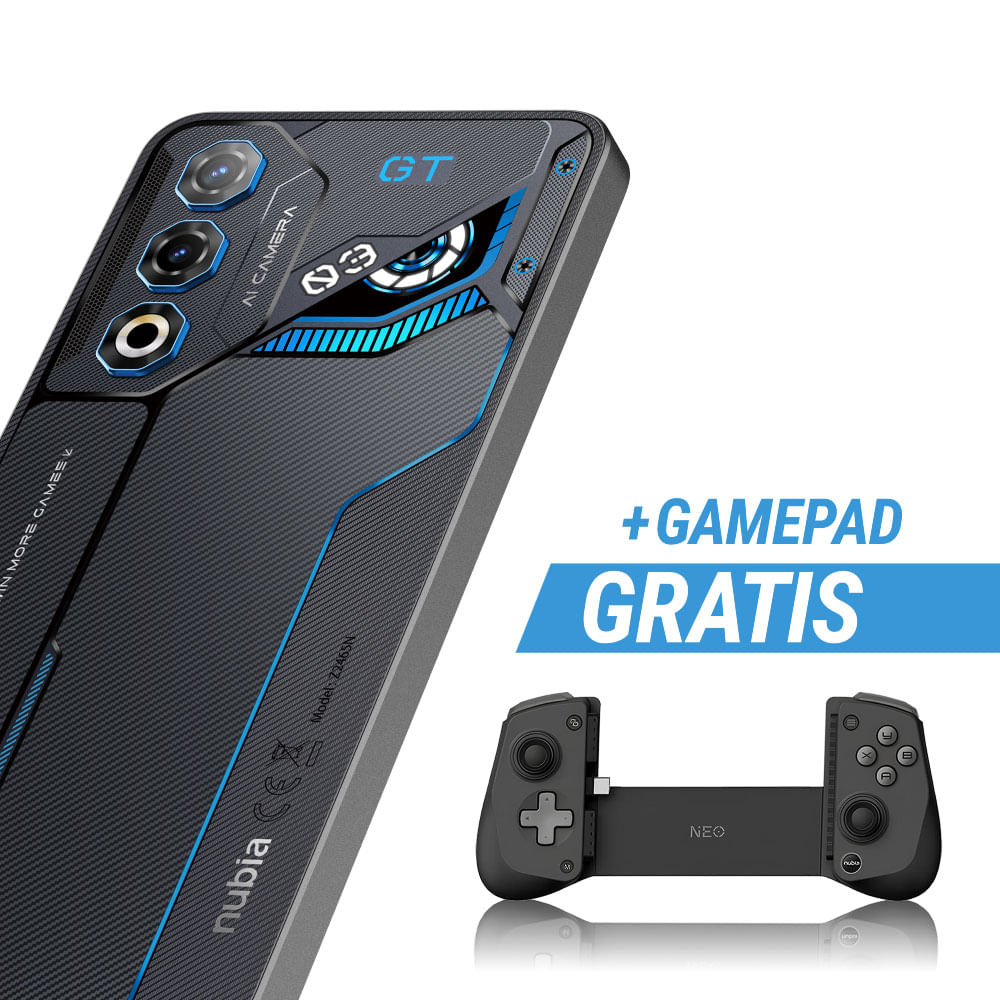 Smartphone ZTE Nubia Neo 3GT 5G 12+256GB Gris + Gamepad