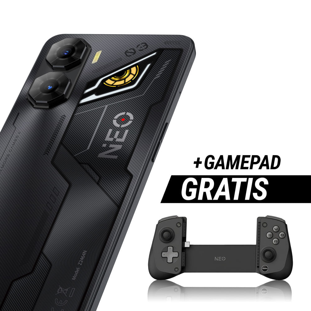 Smartphone ZTE Nubia Neo 3 5G 8+256GB Negro + Gamepad