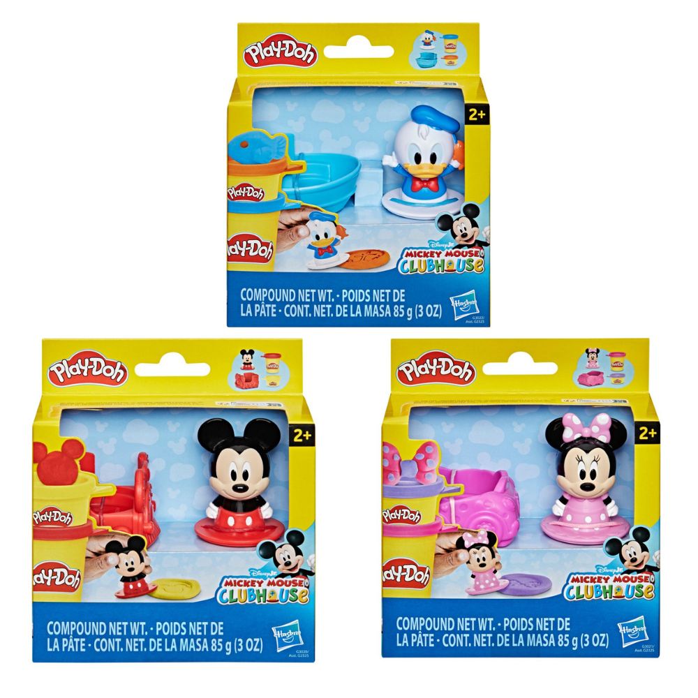 Set de Masa Play Doh Disney Jr Stamp and Go Surtido