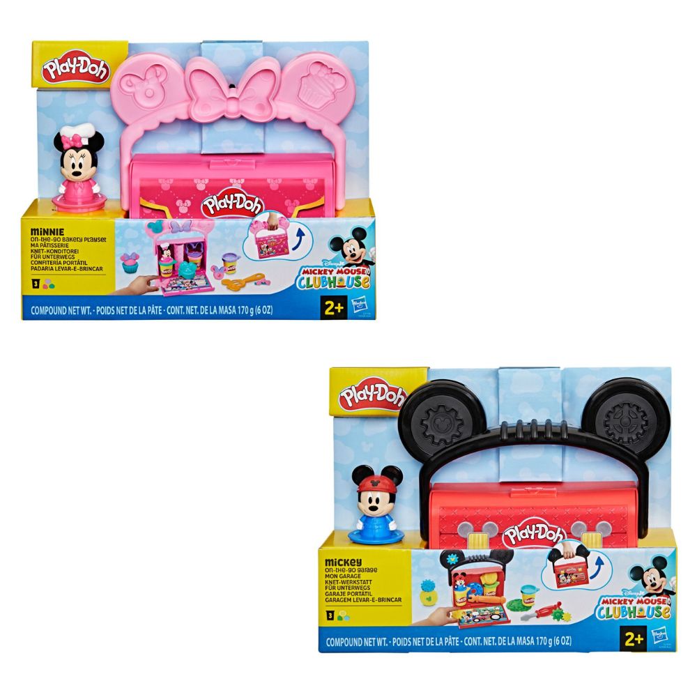 Set de Masa Play Doh Disney Jr On-the-Go Surtido