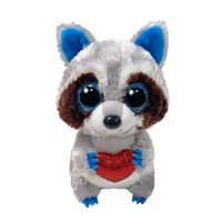 Peluche Ty Beanie Boos Thief Mapache con Corazón