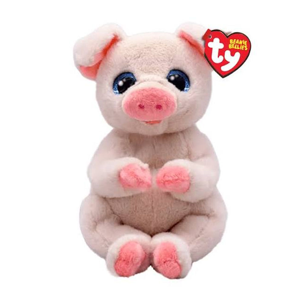 Peluche Ty Beanie Bellies Penelope Cerdo Rosa