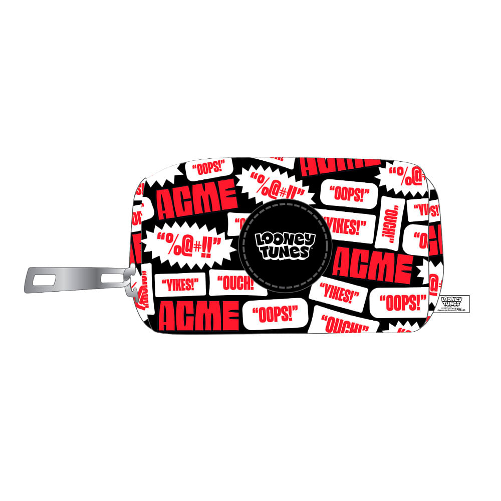Porta Poop Bag Looney Tunes Acme Red