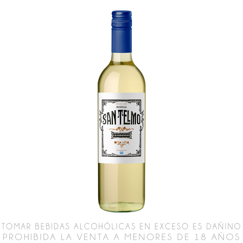 Vino Blanco Chardonnay San Telmo Botella 750ml
