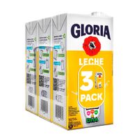 Tripack Leche Parcialmente Descremada Gloria Niños Caja 946ml