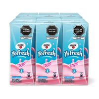 Sixpack Alimento Lácteo Fermentado Yofresh Fresa Caja 190ml