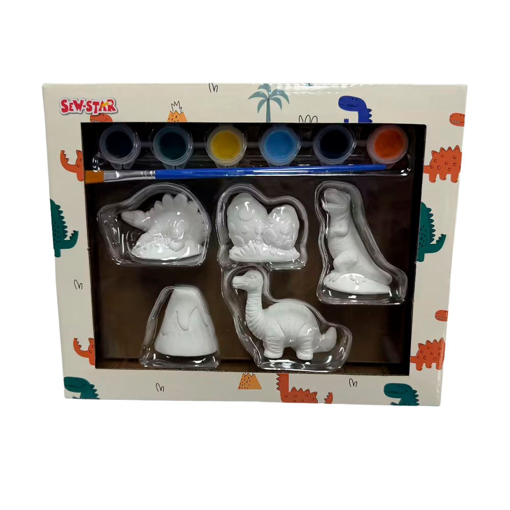 Kit para Pintar Sew-Star Dinosaurio 3D