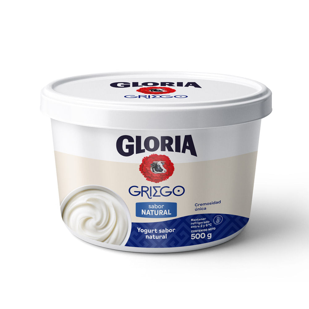 Yogurt Gloria Griego Sabor Natural 500g