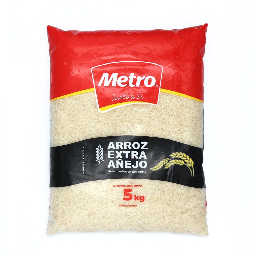 Arroz Extra Añejo Metro 5kg