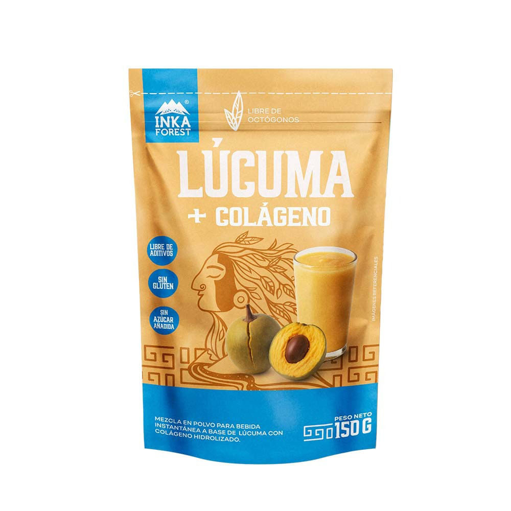 Lúcuma con Colágeno Inka Forest 150g