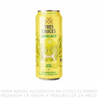Cerveza Tres Cruces Lemon Lager Candelaria Lata 473ml