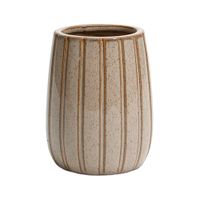 Portacepillo Krea Ceramica Rustic Taupe