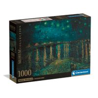 Rompecabeza Museo Noche Estrellada Sobre el Ródano 1000PZ