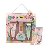 Set Beauty Care: Body Scrub + Body Splash 2un + Body Lotion + Hand Cream