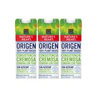 Tripack Bebida Vegetal Nature's Heart Origen Caja 946ml