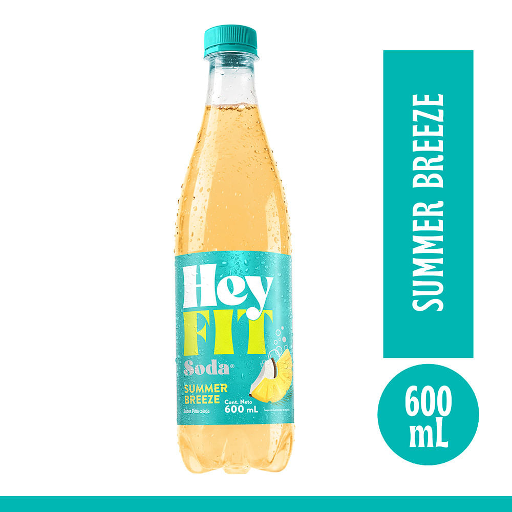 Gaseosa Hey Fit Summer Breeze Botella 600ml