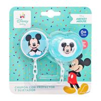 Chupón con Protector mas Sujetador Mickey