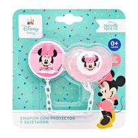 Chupón con Protector mas Sujetador Minnie