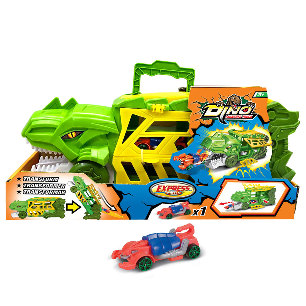 Set Camión Dinosaurio Express Wheels