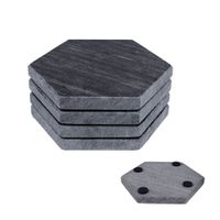 Pack 4 Posavasos Krea Hexa Marmol