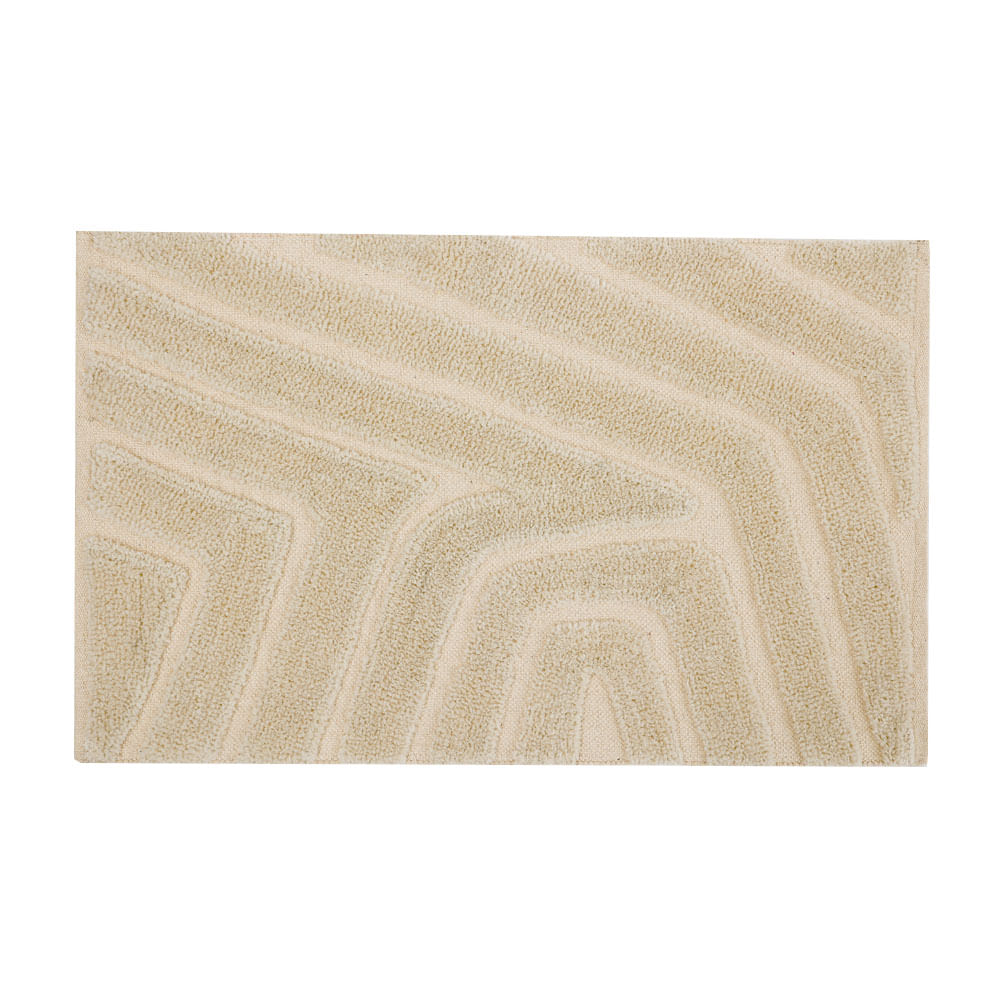 Alfombra M+Design Tufted Blanca Relieve 60x90cm