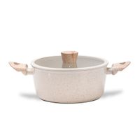 Olla Brinox Cerámica Sirius Vainilla 22cm