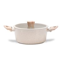 Olla Brinox Cerámica Sirius Vainilla 24cm